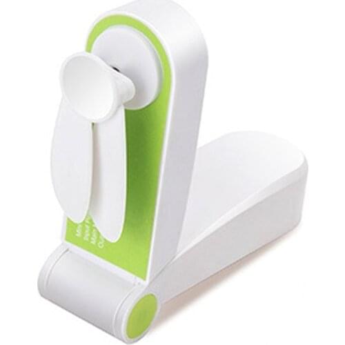 1PCs Portable Fans Hand Free Neckband Fans With USB Rechargeable 1200mA Battery Operated Dual Wind Head 3 Speed Adjustable Fan