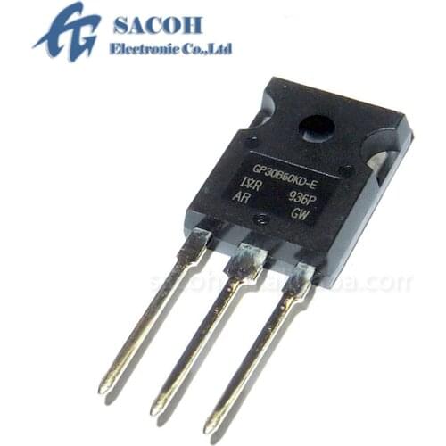 10Pcs IRGP30B60KD-EP or GP30B60KD-E or GP30B60KD TO-247 30A 600V Power IGBT