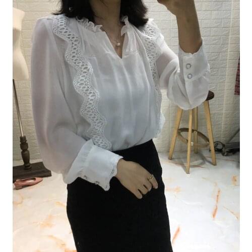 2021 spring new womens Korean solid color base shirt long sleeve pullover shirt womens top S45