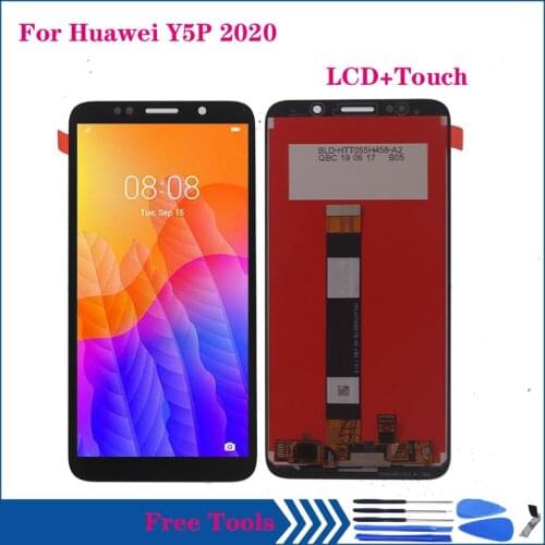 5.45" Original For Huawei Y5P 2020 DRA-LX9 DRA-L29 DUA-L29A LCD Display Touch Screen Digitizer Assembly Screen repair kit