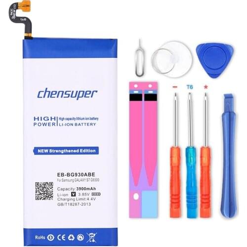Chensuper 3900mAh EB-BG930ABE High Capacity Phone Battery For Samsung GALAXY S7 G9300 SM-G9300 SM-G930 G930 G930F ~In Stock