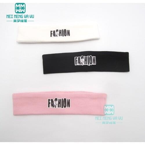 Blyth accessories for 28-30cm Blyth Azone 1/6 doll fashion sports headband black, white, pink, grey, red