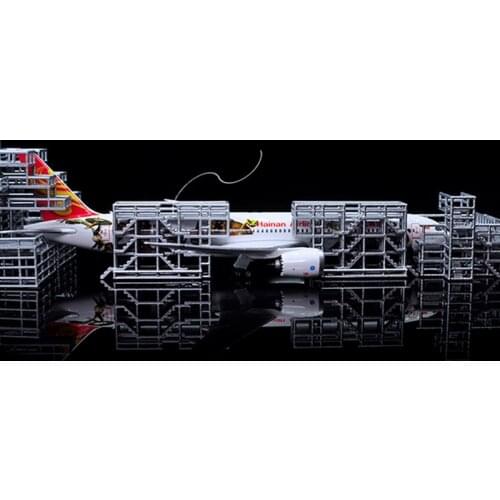 Aeromodeling accessories 1: 400 scale airport facility model ground maintenance rack ladder passenger aircraft docking platform