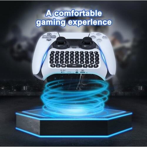 2021 New Wireless Gamepad Keyboard Bluetooth 3.0 Controller Chat Pad for SONY PS5 Dualsence Built in Speaker Gamepad Keyboard