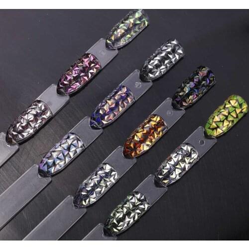 1 Set/6 Colors Glitter Nail Sequins irregualar Shape Flakes Nail Mix Size Charm Manicure Nail Art Decoration