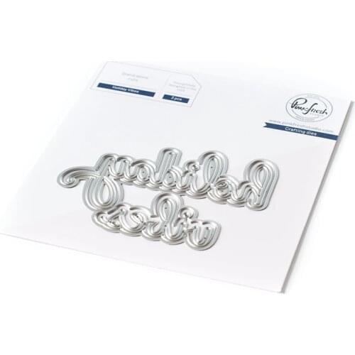 CH Arrival HOLIDAY VIBES Metal Cutting Dies Embossing Scrapbooking Stencil Craft Cut Dies For DIY Card Crafts Handmade