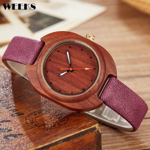 Natural Wood Watch for Women Quartz Wristwatch Slim Band Strap Ladies Watches No LOGO Dropshipping Clock Female Relogio Feminino