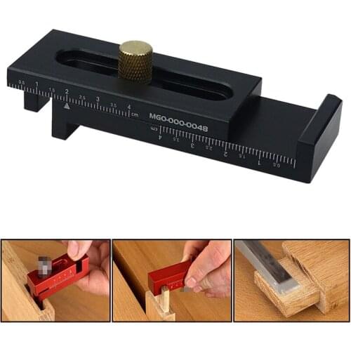 Woodworking Feeler Sawtooth Ruler Wooden Tenon Ruler Thickness Ruler Outer Caliper Gap Gauge Gap Adjuster Wood Working Tool