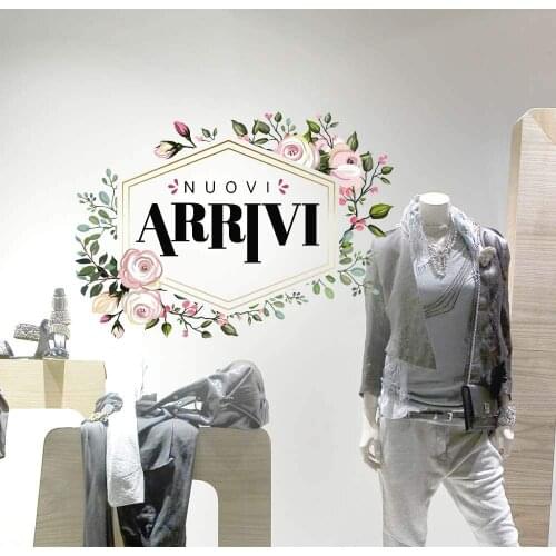 Kina UVNC0067 window sticker new spring-measurement 50x40 cm-showcases stores for new collection, stickers