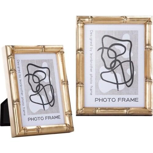 6/7/10 Inch Chinese Creative Bamboo Wood Photo Frame Living Room Ornaments