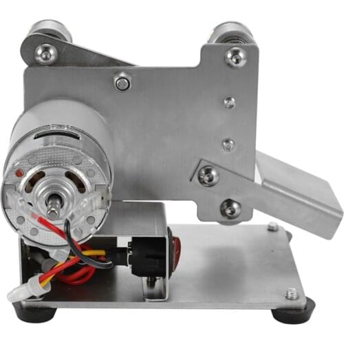 110-240V Mini Electric Belt Sander Polishing Grinding Machine Knife Edges Sharpener Woodworking Metal Grinder Polishing