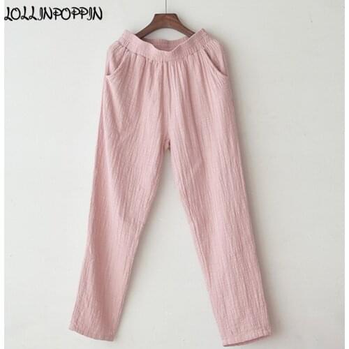 LOLLINPOPPIN Women's Straight Trousers