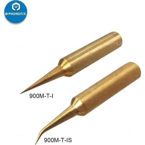 PHONEFIX 900M-T-I-S Pure Copper Soldering Iron Tips Jumper Wire Welding Iron Tips for Mobile Phone Motherboard Repair