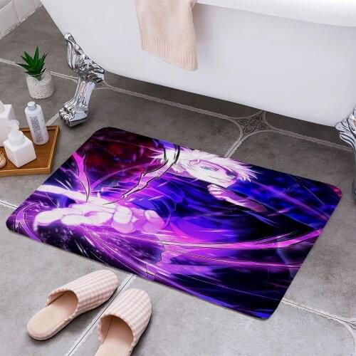 Jujitsu Kaizen Gojo Cheaper Anti-slip Modern Area Rugs Living Room Balcony Bathroom Printed Carpet Doormat Hallway Bath Mat