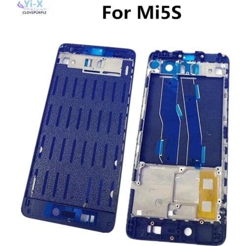 New Middle frame For Xiaomi 5s M5s Mi5s Mi Front LCD Screen Holder with White/Black