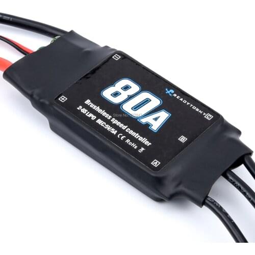 New 80A 2-6S ESC Brushless ESC Speed controller for RC Airplane Helicopter R7RB FPV Helicopter Drone