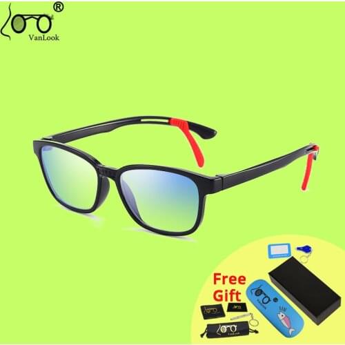 Anti Blue Light Glasses For Kids TR90 Frame Boys Girls Gaming Screen Protective Glasses Children Optical Eyewear 100%UV400