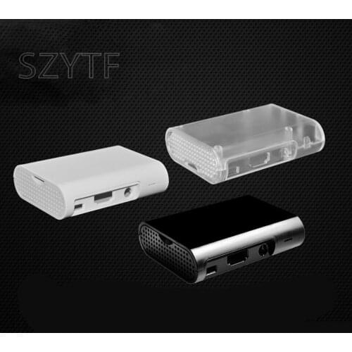 Raspberry Pi 3 B Black white transparent Case Cover Shell Enclosure Box ABS box Raspberry Pi shell
