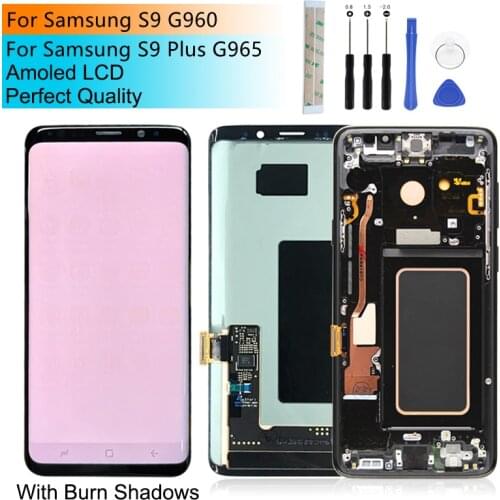 S9 Display For Samsung Galaxy S9 Plus Lcd Display G965 S9 G960f Touch Screen Digitizer Assembly Display For Samsung s9LCD Repair