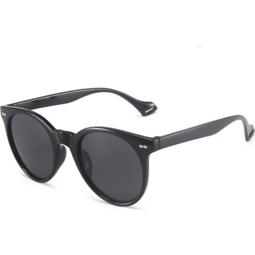 Fashion Round Frame Sunglasses Women Plastic Sun Glasses Female Shades Men Candy Color Oculos De Sol Feminino UV400