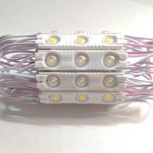 Module Light 3LED Injection LED Module Light DC12V White Waterproof 200pcs/lot Downlight Wall Kitchen Light Decor