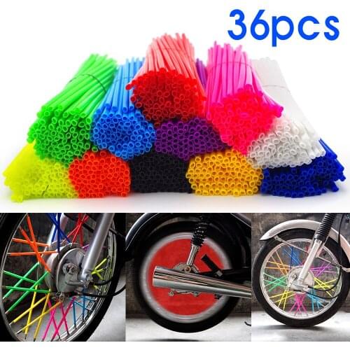 Universal Motorcycle Dirt Bike Enduro Off Road Rim Wheel spoke skins For suzuki gsx s750 gs125 parts gsf 600 boulevard m50 sx4