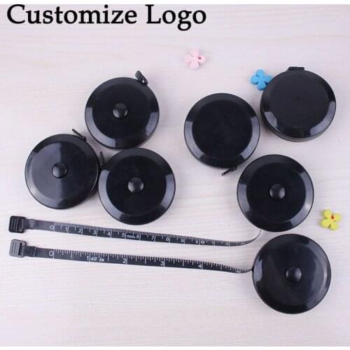 1.5m/60inch Tape Measure Mini Ruler Button Click Dual Sided Retractable Tools ABS Flexible Measuring Tape for Travel Camping