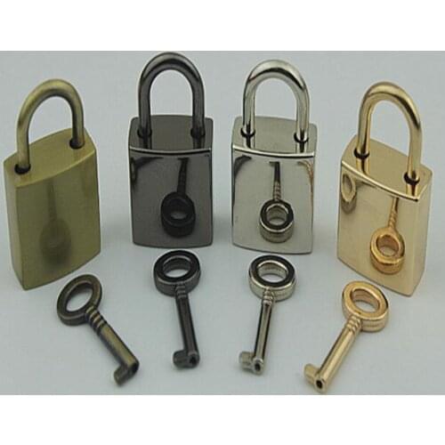 10 PCS / lot) luggage handbags metal decorative padlock hardware accessories