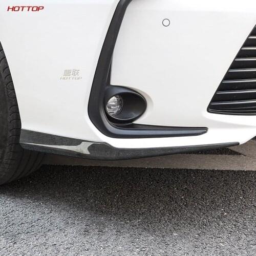 Stainless Steel Carbon Fiber Texture Front Bumper Decorative BAR for Toyota Corolla 2019 2020