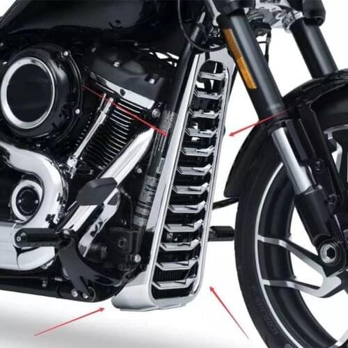 For Harley Softail Models 2018-2020 Motorcycle Front Precision Chin Fairing Spoiler Frame Cover Kit