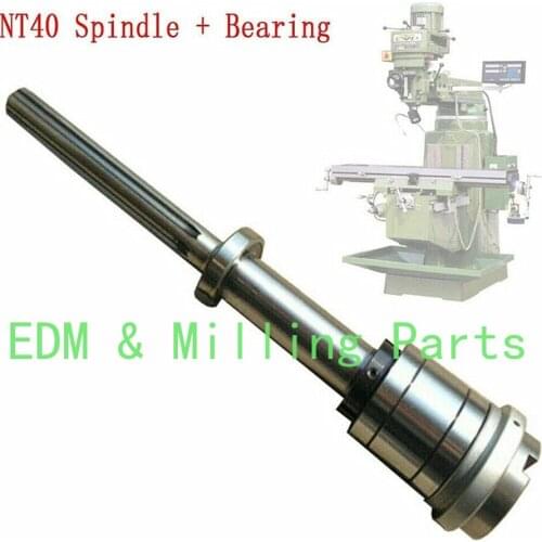 1Set Bridgeport CNC Mill Part Milling Machine NT40 Spindle + Bearings Assembly