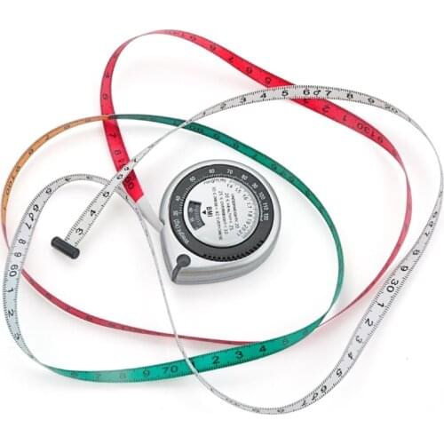 50LB BMI Measuring Tape Measure 150cm Body Calculator Fitness Weight Loss Fat Test