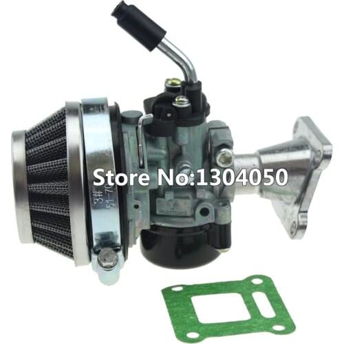 19mm Racing Carb Carburetor Air Filter Assembly 49cc 50cc 60 66 80cc 2 Stroke Gas Motorized Bike Performance Carburettor New