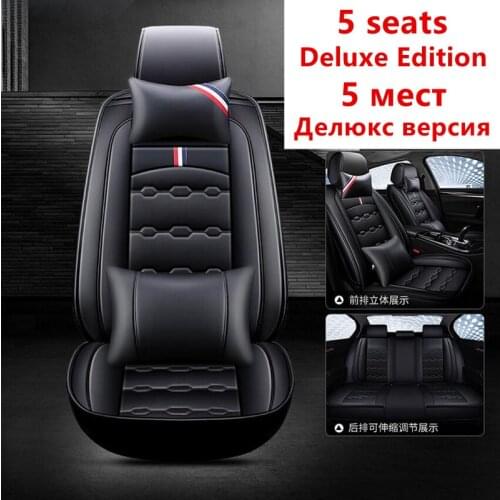 Car seat covers set for lada granta renault logan peugeot 206 geely emgrand ec7 ssangyong kyron car seats protector