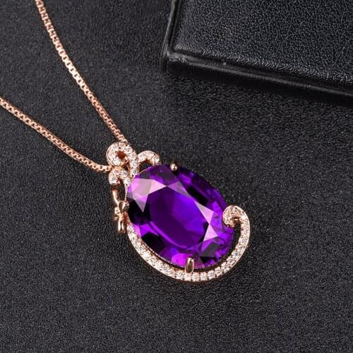 18k Yellow Gold Pendant Necklace for Women Love Heart Clavicle Chain Gold Necklace Valentines Day Fine Jewelry Gift