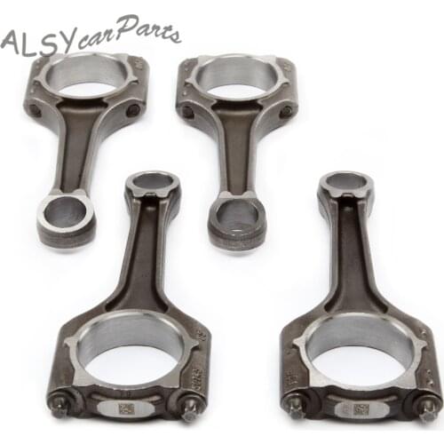 YMM OEM 4Pcs Engine Conrod Connecting Rod For Audi A3 A4 Q5 VW Passat Tiguan Golf Jetta Skoda Superb Seat 2.0TFSI 06H198401A