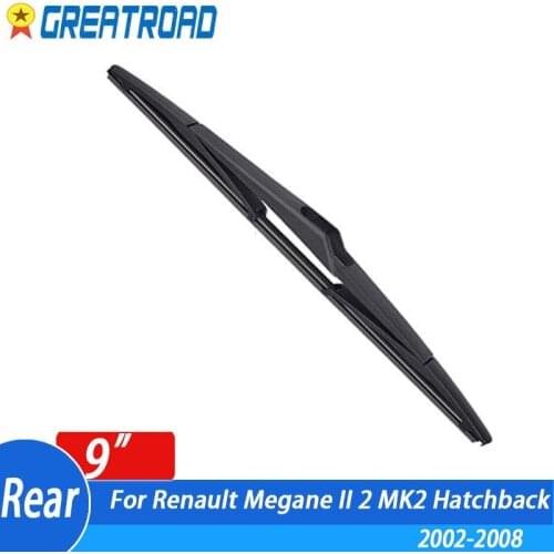 Wiper 9" Rear Wiper Blade For Renault Megane II 2 MK2 Hatchback 2002-2008 Windshield Windscreen Rear Window
