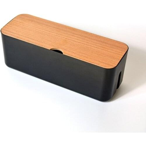 Cable Storage Box Power Strip Wire Case Anti Dust Charger Socket Organizer Line