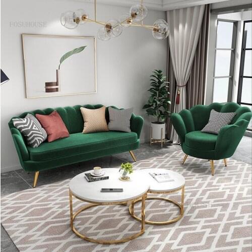 Nordic Fabric Living Room Furniture Single Sofas Simple Modern Homestay Balcony Leisure Back Chairs Bedroom Restaurant Lazy Sofa