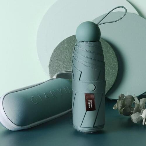 Sun Umbrella Very Small Mini Capsule shape Umbrella Vinyl Umbrella Pocket Sun Protection And Ultraviolet Protection Parasol