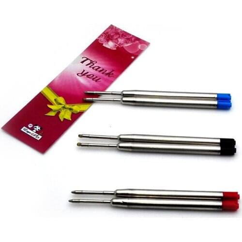 Top Quality ballpoint pen refills Tactical Pen and spy pen ink good writing feel for roller ball pen 20pcs a lot