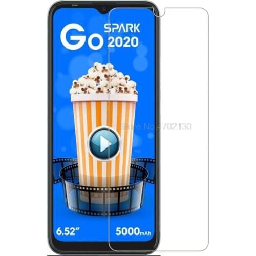 Tempered Glass for Tecno Spark Go 2020 Screen Protector 9H 2.5D Phone Protective Glass for Tecno Spark 6 Go Air Phone Glass