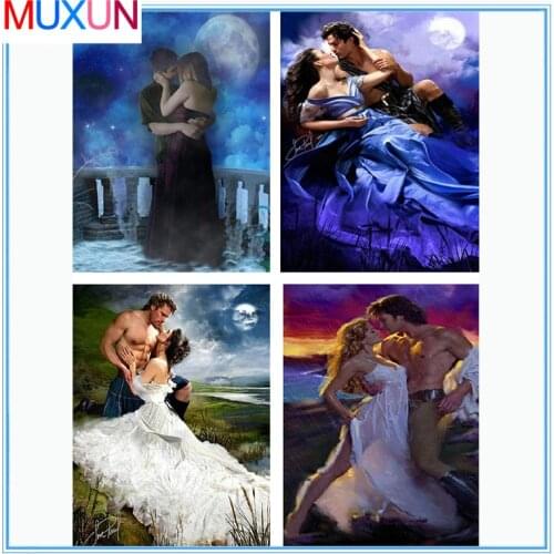 Diamond Painting Hot Kiss Picture Rhinestones Diamond Embroidery Full Set Love Men And Women Diy Diamond Mosaic Home Decor Ep407