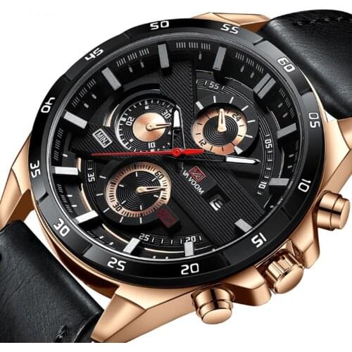 Mens Business Waterproof Calendar Outdoor Sports Belt Student Watch Small Three Needle Luminous Multi-Functional Quartz Watch