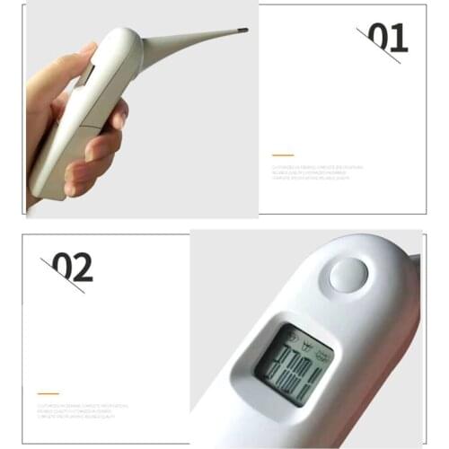 Animal Electronic Thermometer Pet Digital Thermometer Pig Rectal Thermometer