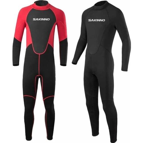 Men Wetsuit Full Body 2mm Neoprene Adult Wetsuit Long Sleeve Surf Swim Dive Scuba Jumpsuit Guard Suit Snorkeling Wet Suit