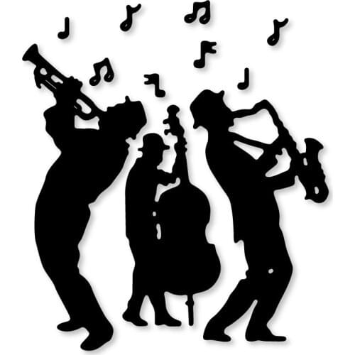 Band concert Metal Cutting Dies Stencil for DIY Scrapbooking album Decorative Embossing Craft Dies Cut Paper Cards Tool