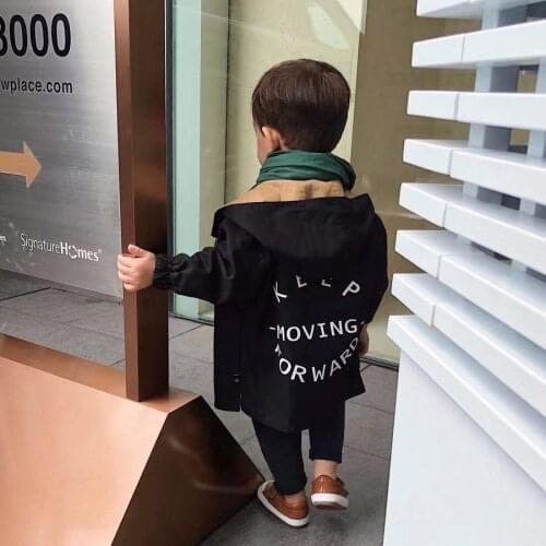 Girls Cotton Jackets Childrens Baby Windbreaker Jacket for Boy Winter Autumn Kid Double-faced Boys Parka Kids Child Trench Coat