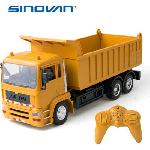 RC Engineering truck remote control Super power Dump car model Childrens toys Boys Birthday Xmas gifts electric loader car