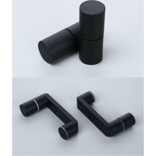 Matte Black Shower Box Glass Door Pull Knob